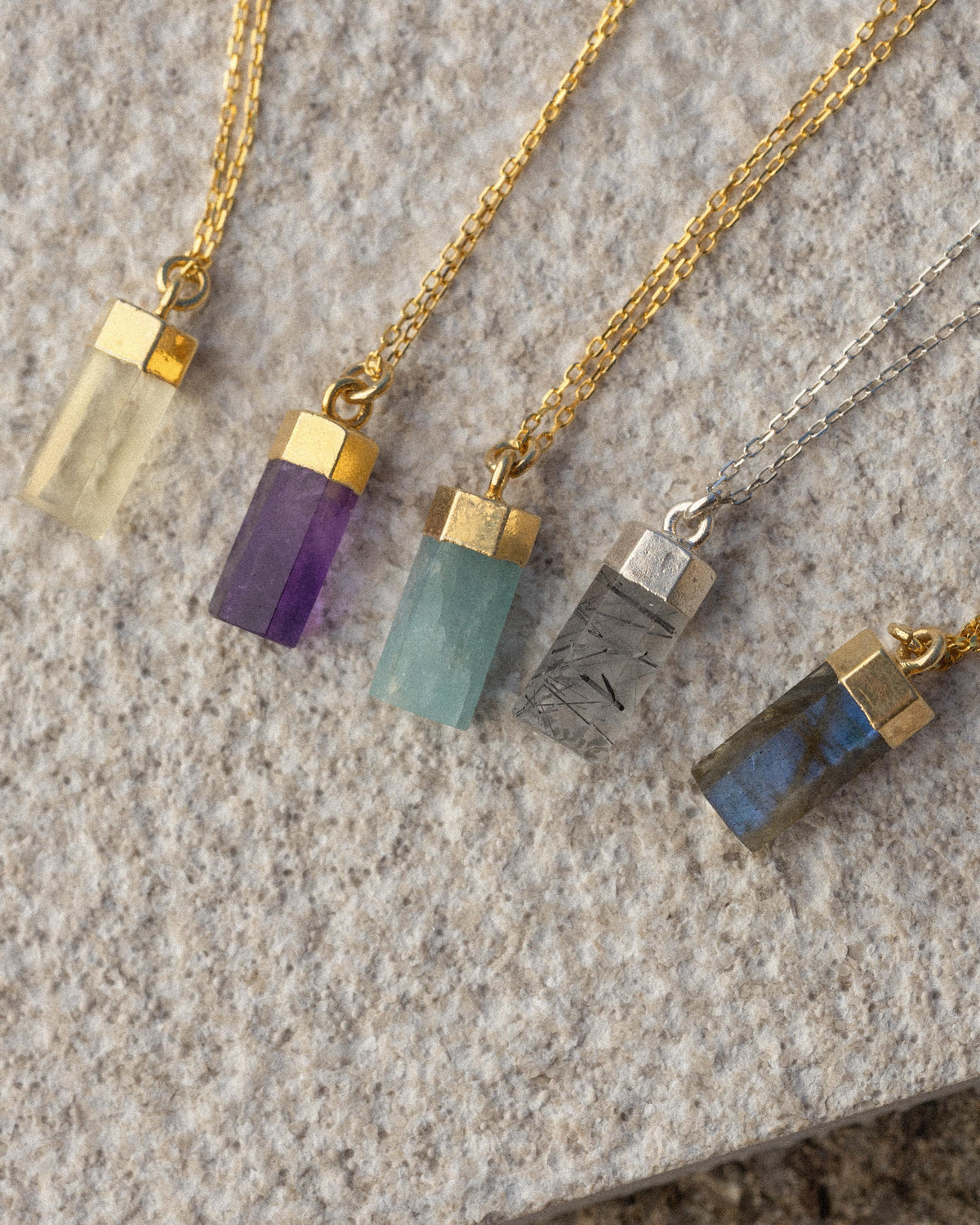 Sana Necklace Rutilated Quartz