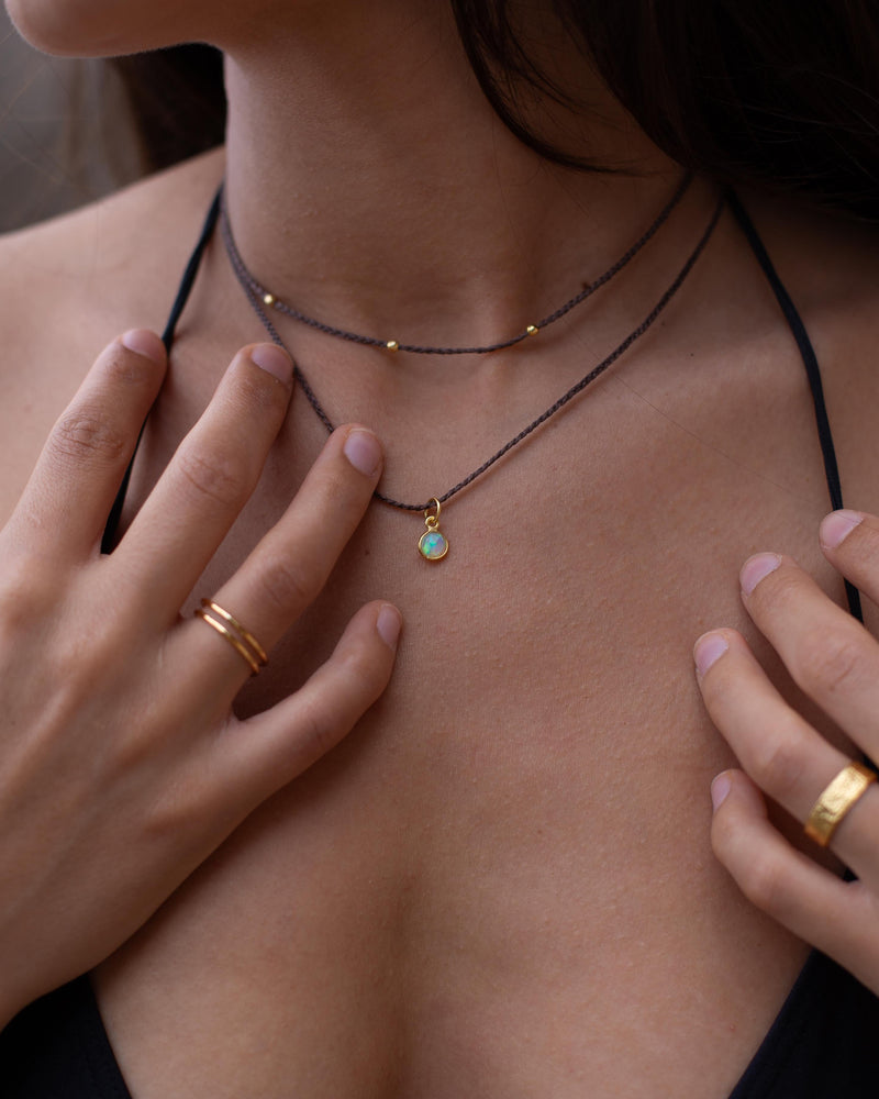 Collar doble Asha Plata