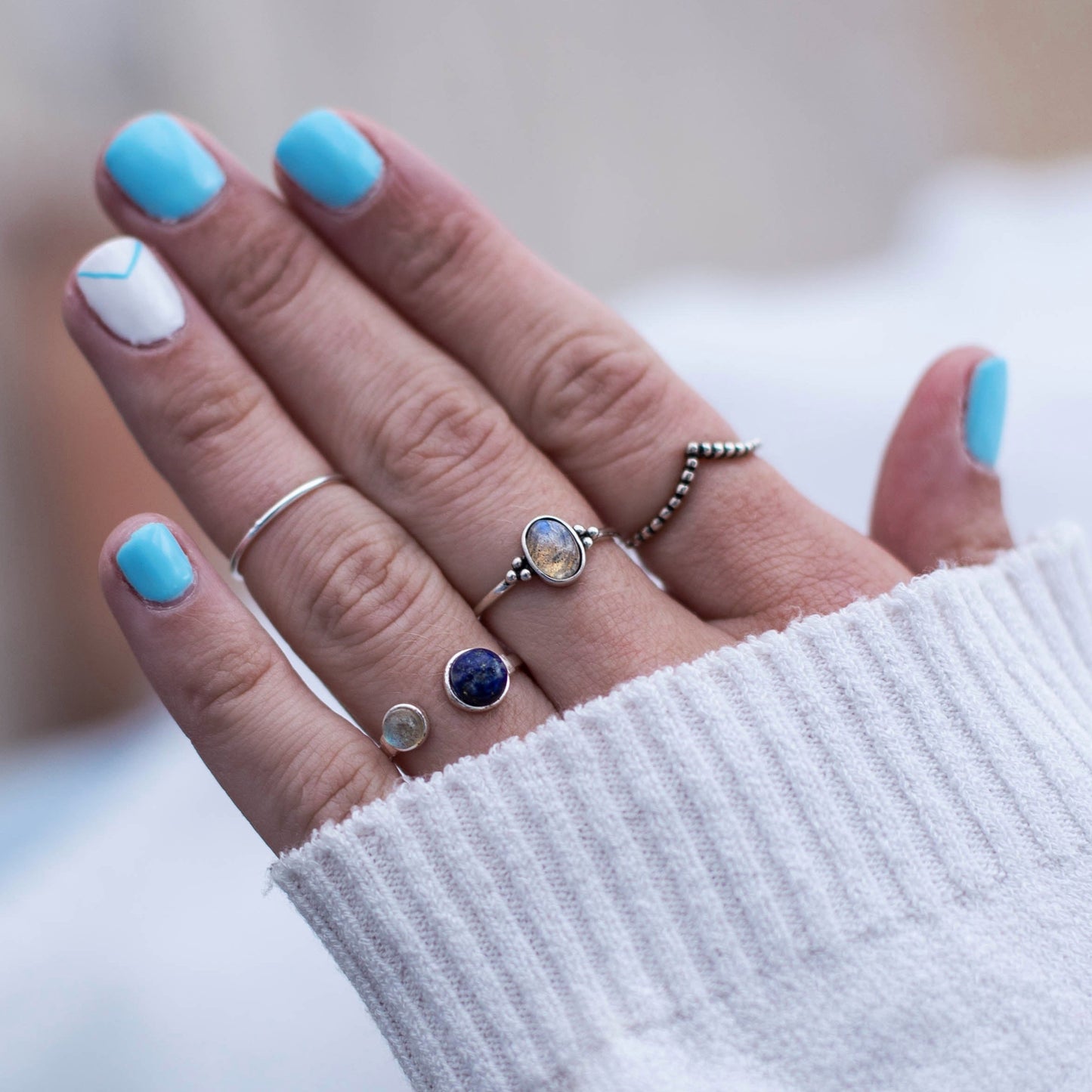 Anillo Ayla Labradorita