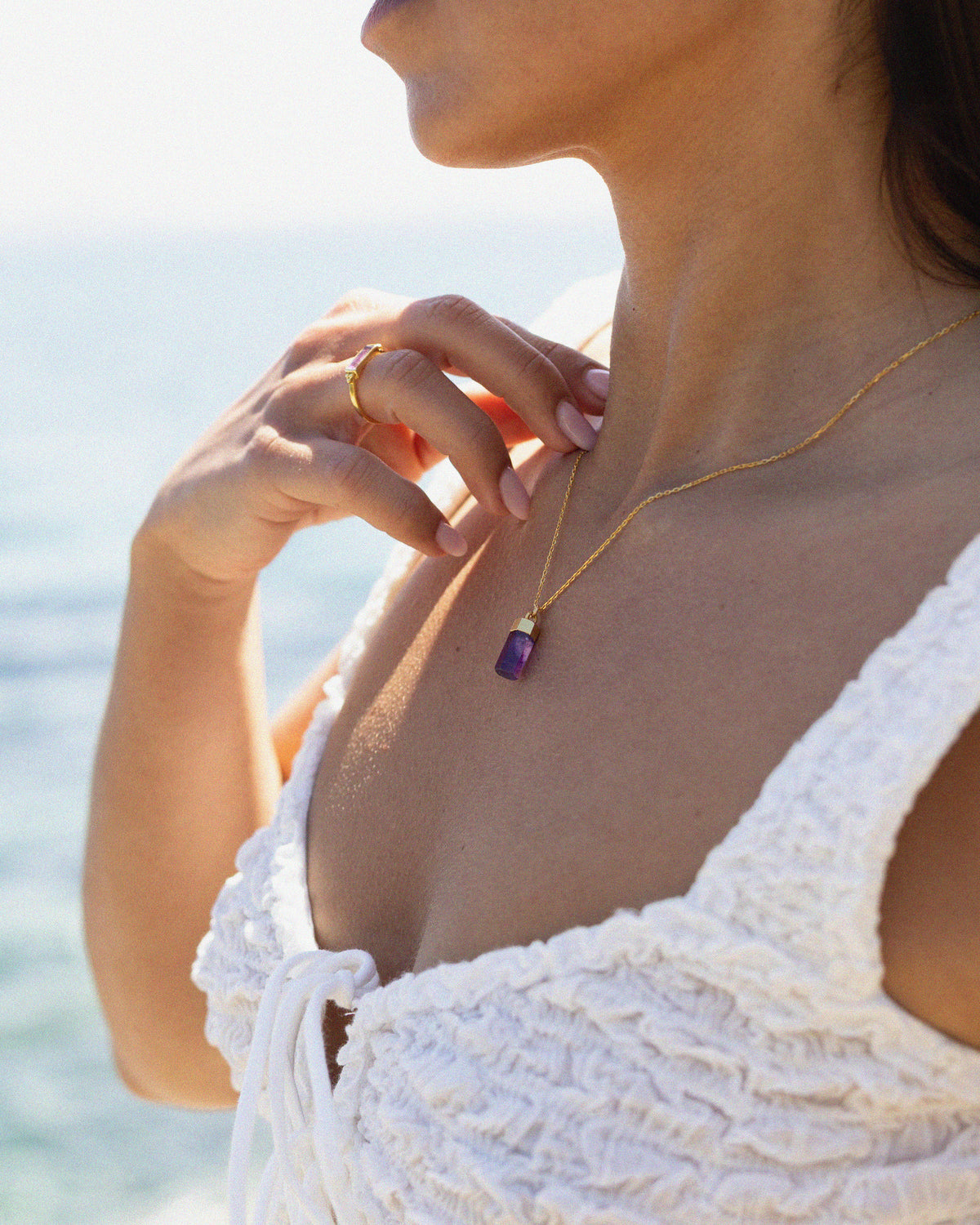 Sana Amethyst Necklace