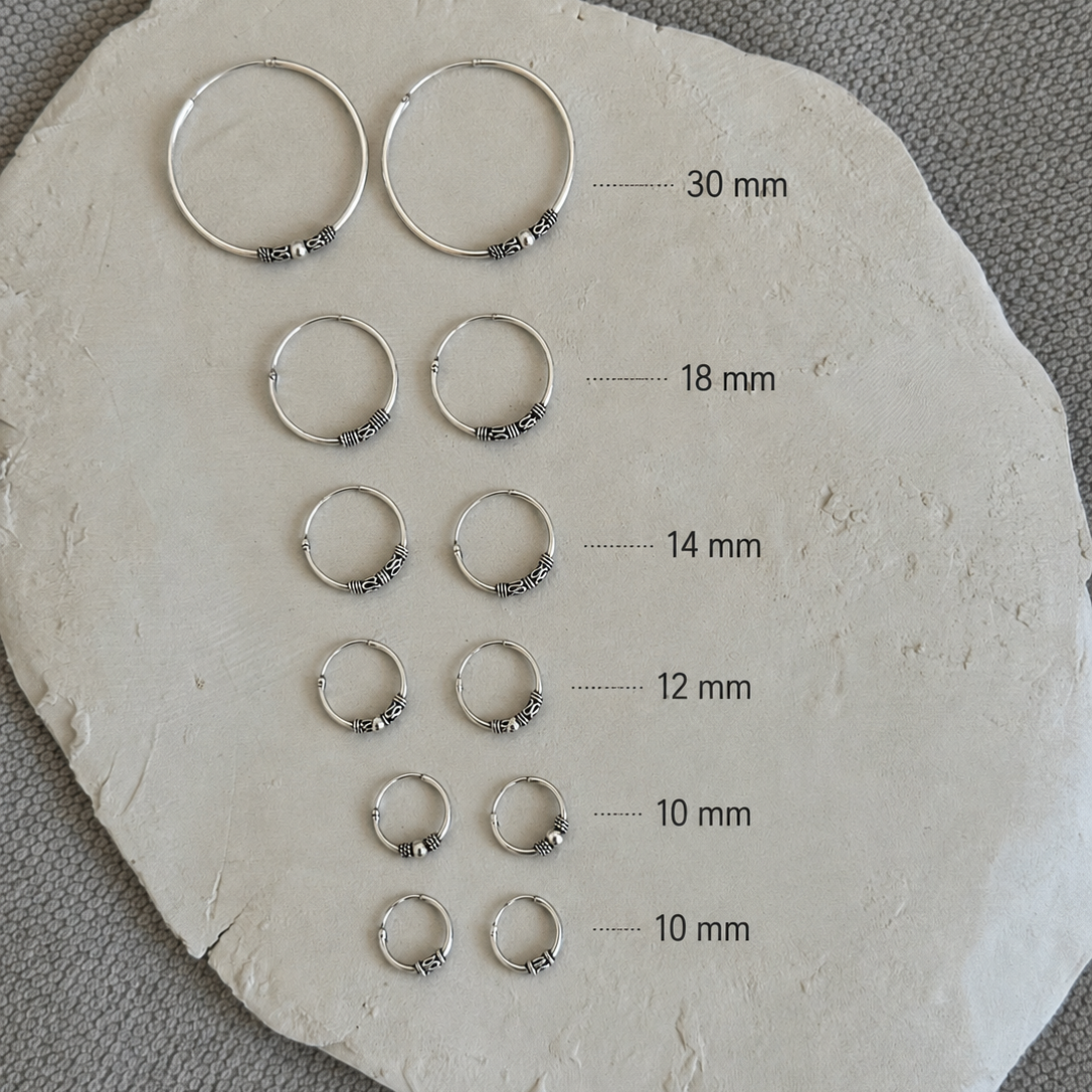 Aros Bali Plata