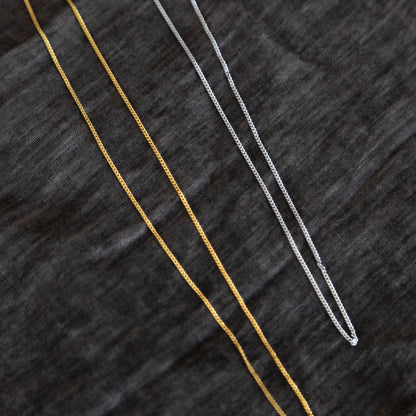 Cadena Snake plata