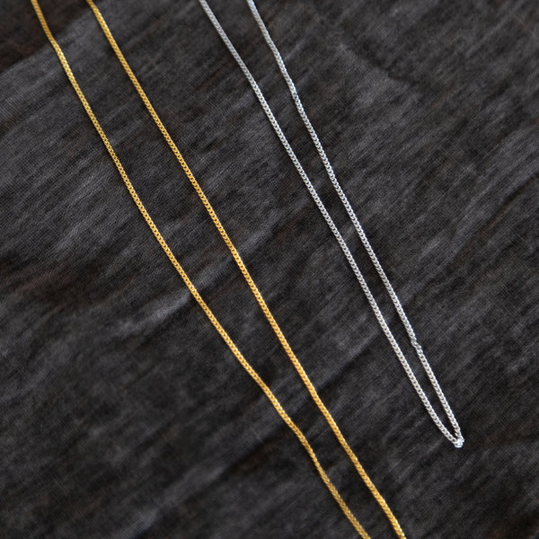 Cadena Snake plata