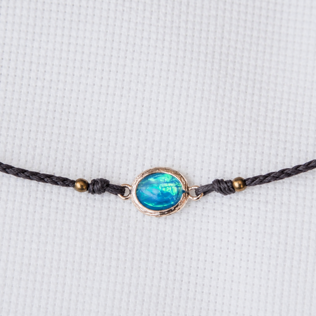 Tobillera Opal Simple