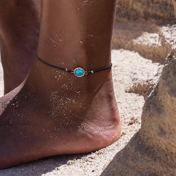 Tobillera Opal Simple