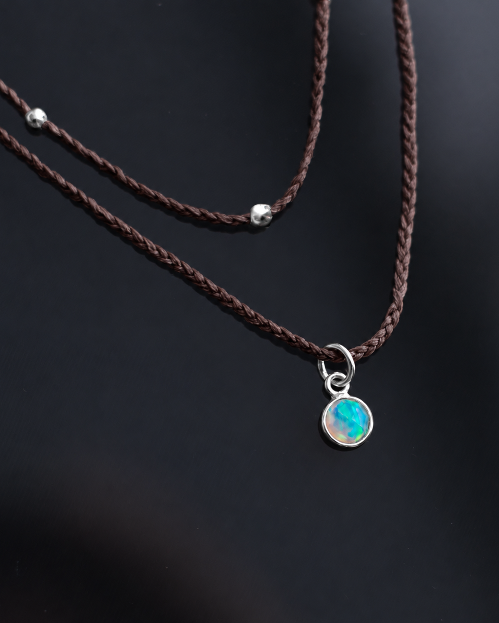 Collar doble Asha Plata