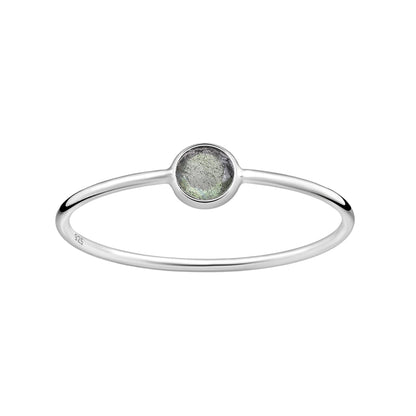 Anillo Vira Piedra Luna
