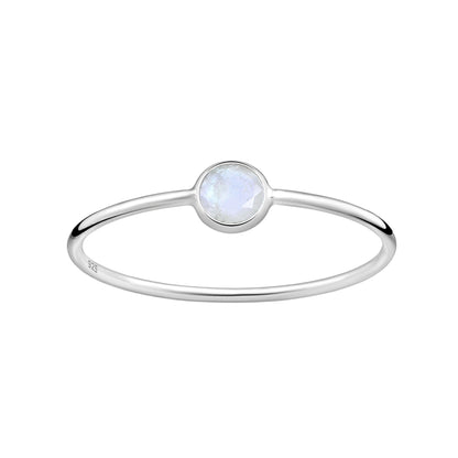 Anillo Vira Piedra Luna