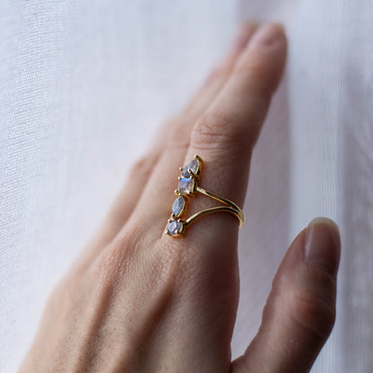 Anillo Lakshmi Labradorita