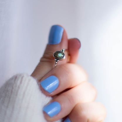 Anillo Ayla Labradorita