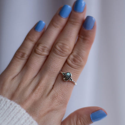 Anillo Ayla Labradorita