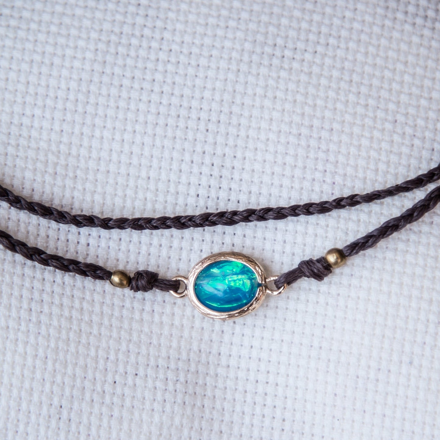 Tobillera Opal Simple