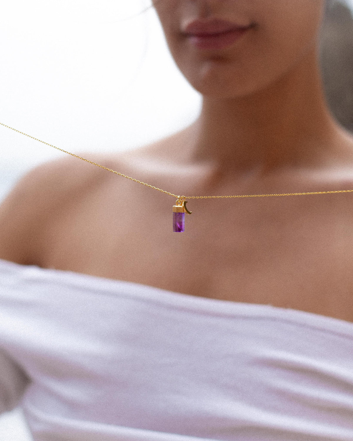 Sana Amethyst Necklace