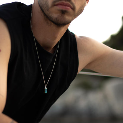 Cadena Snake plata