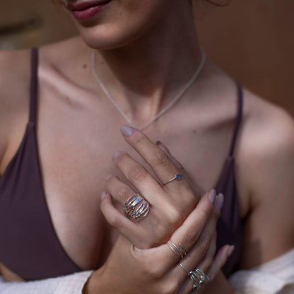 Anillo Vira Labradorita