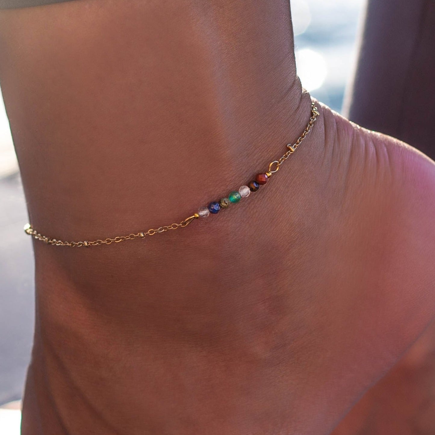 Tobillera Chakras