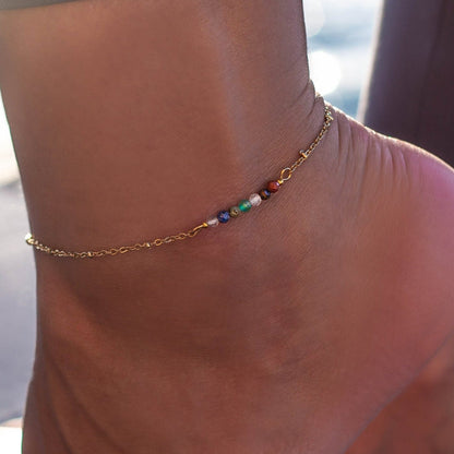 Tobillera Chakras