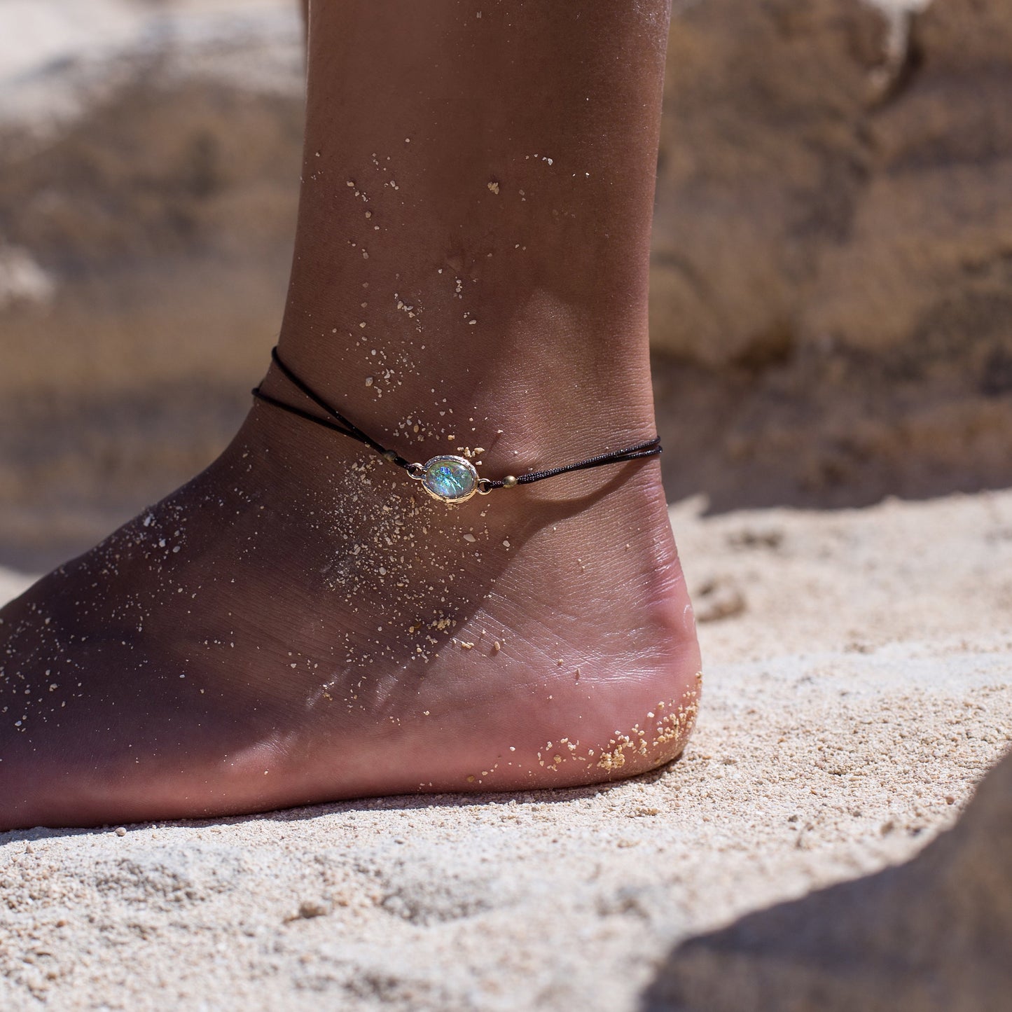 Tobillera Opal Simple