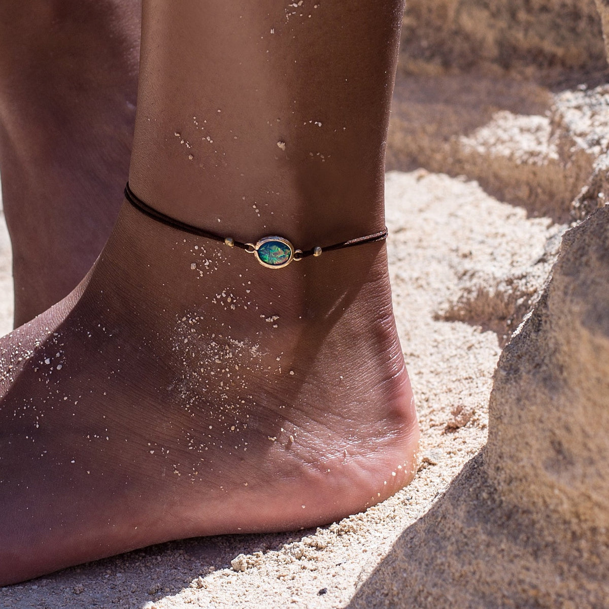 Tobillera Opal Simple
