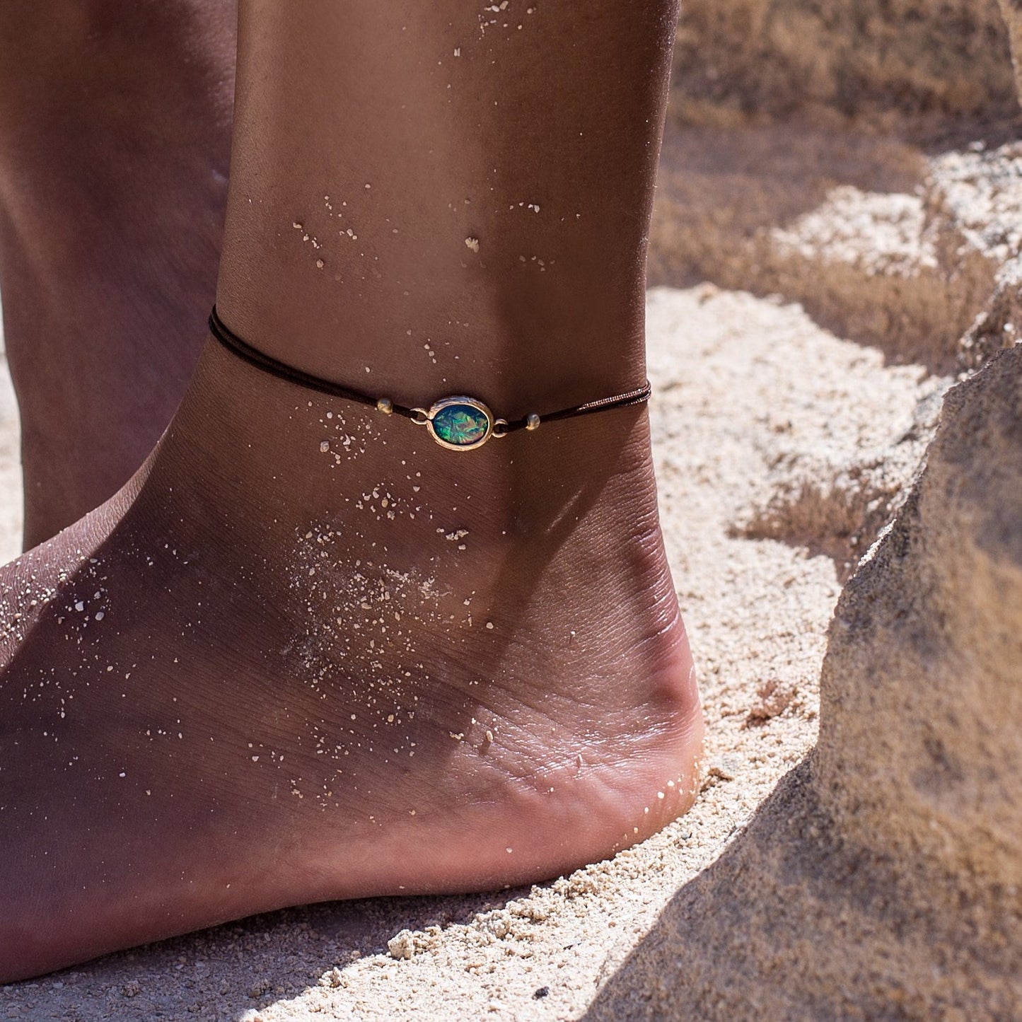 Tobillera Opal Simple