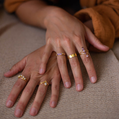 Anillo Nila Amatista